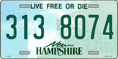NH license plate 3138074