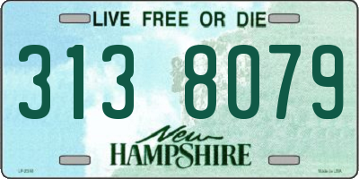 NH license plate 3138079