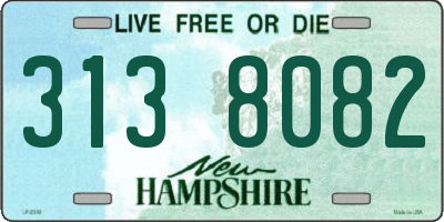 NH license plate 3138082
