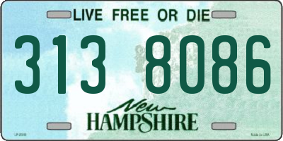 NH license plate 3138086