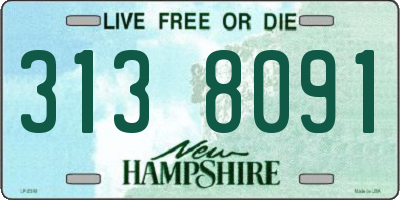 NH license plate 3138091