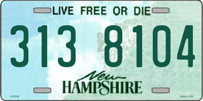 NH license plate 3138104
