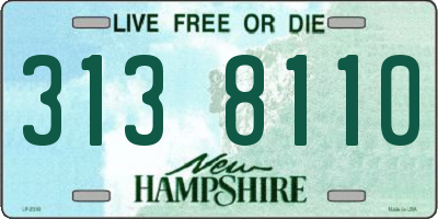NH license plate 3138110
