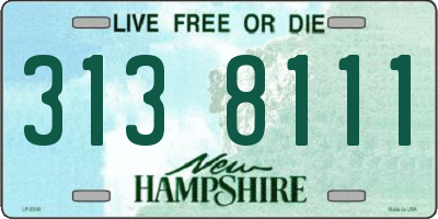 NH license plate 3138111