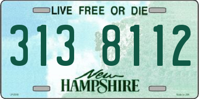 NH license plate 3138112