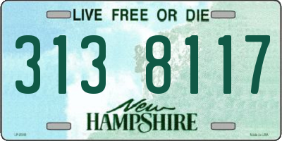 NH license plate 3138117