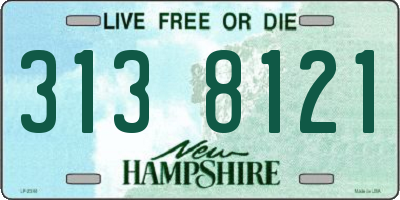 NH license plate 3138121