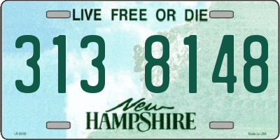 NH license plate 3138148