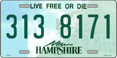 NH license plate 3138171