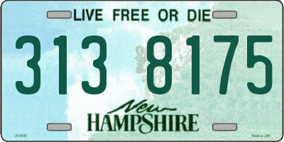 NH license plate 3138175