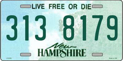 NH license plate 3138179