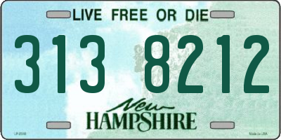 NH license plate 3138212