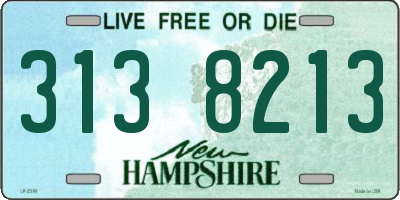 NH license plate 3138213