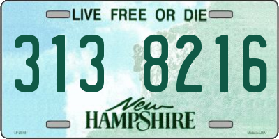 NH license plate 3138216