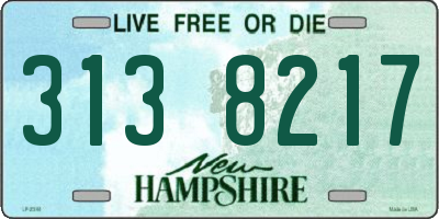 NH license plate 3138217