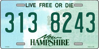 NH license plate 3138243