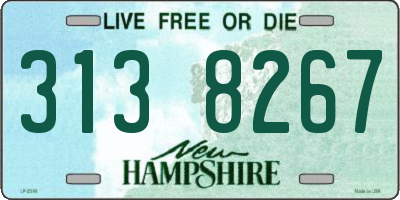 NH license plate 3138267