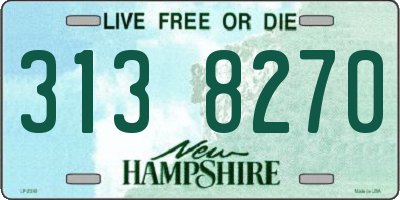 NH license plate 3138270