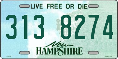 NH license plate 3138274