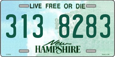 NH license plate 3138283