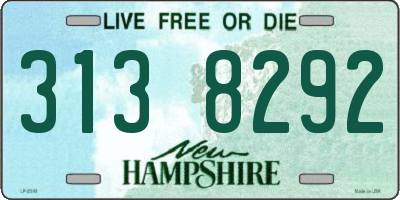 NH license plate 3138292