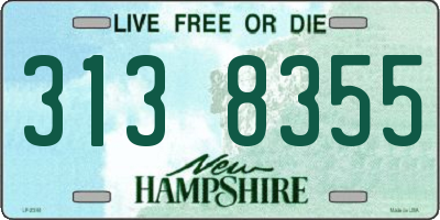 NH license plate 3138355