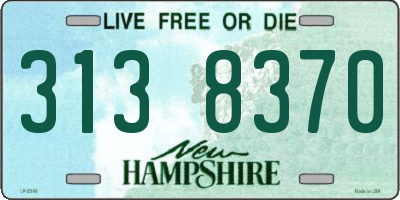 NH license plate 3138370