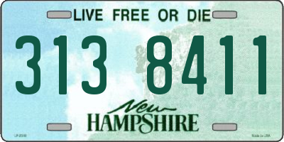 NH license plate 3138411