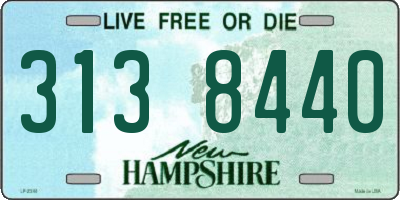 NH license plate 3138440