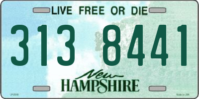 NH license plate 3138441