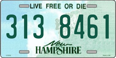 NH license plate 3138461