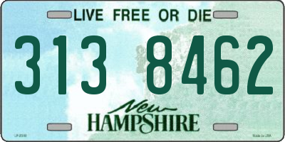 NH license plate 3138462