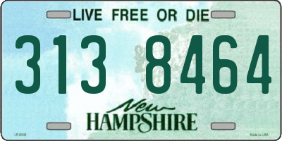 NH license plate 3138464