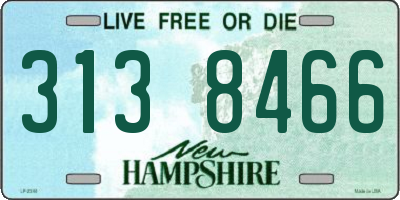 NH license plate 3138466