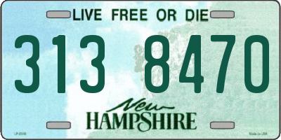 NH license plate 3138470
