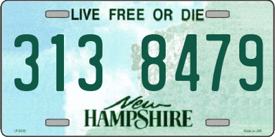 NH license plate 3138479
