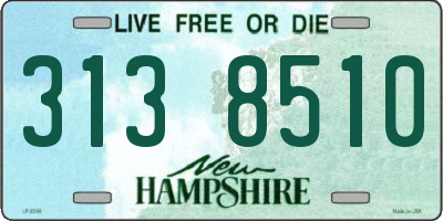 NH license plate 3138510