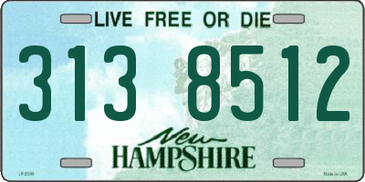 NH license plate 3138512