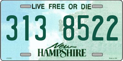 NH license plate 3138522