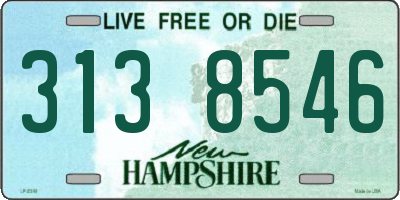 NH license plate 3138546