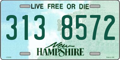 NH license plate 3138572