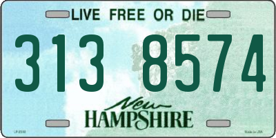 NH license plate 3138574