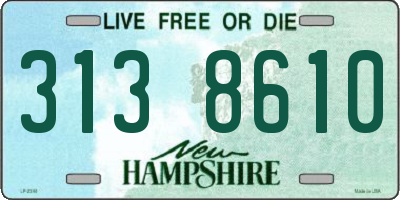 NH license plate 3138610