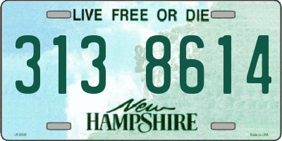 NH license plate 3138614