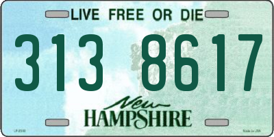 NH license plate 3138617