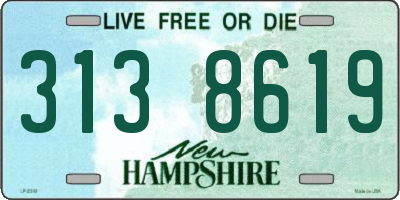 NH license plate 3138619