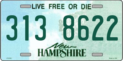 NH license plate 3138622