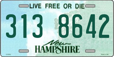 NH license plate 3138642