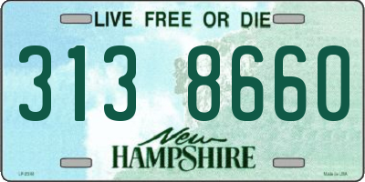 NH license plate 3138660