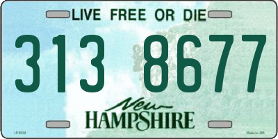 NH license plate 3138677